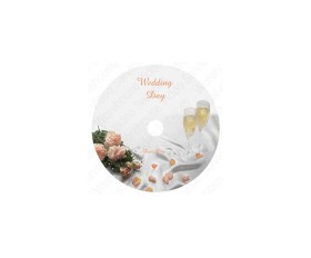 'Our Wedding Day' Embossed Writable DVD Discs